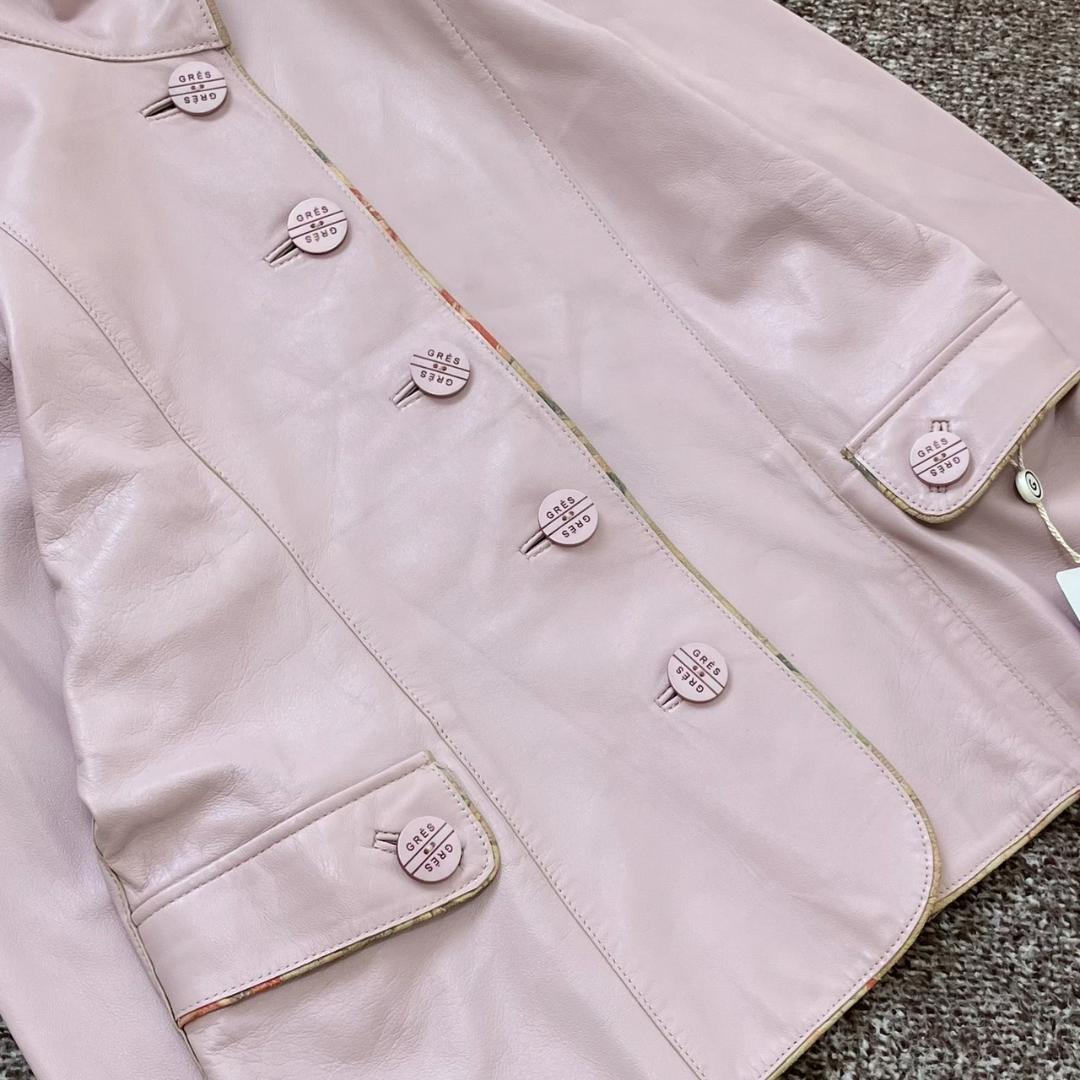 新品タグ付き✨グレ GRES レザージャケット リバーシブル 大きいサイズ 48