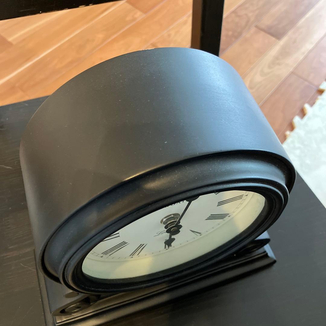 ニューゲート　時計　黒　置き時計　アンティーク