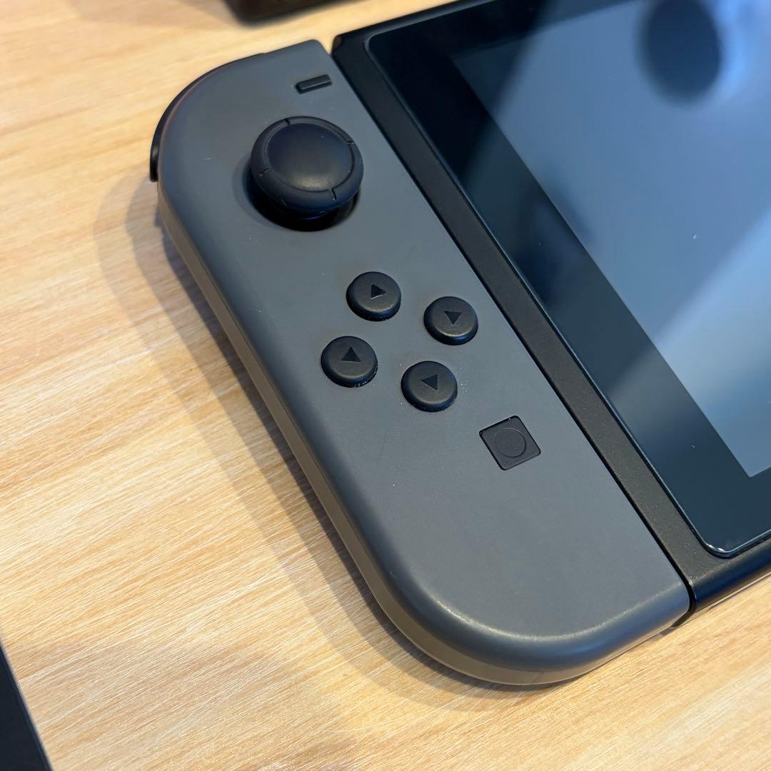 Nintendo Switch 本体 グレー+SDカード128GB,保護フィルム