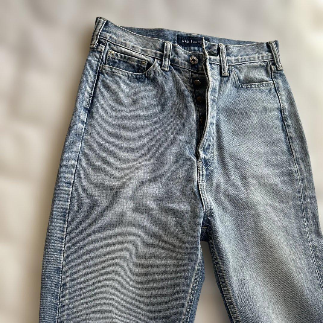 未使用 マディソンブルー SAROUEL サルエル デニム パンツ XXS