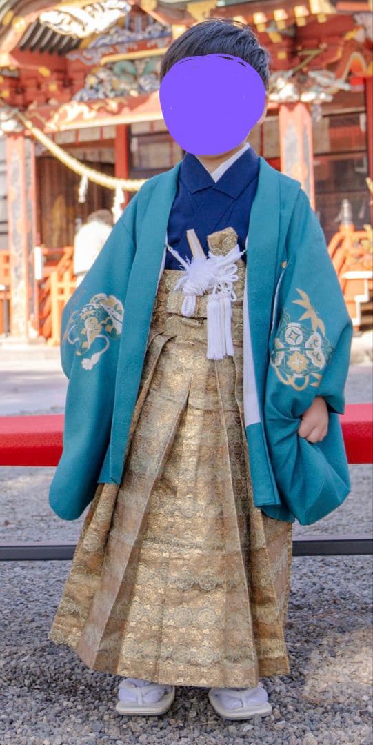 七五三　男の子　着物　一式　5歳