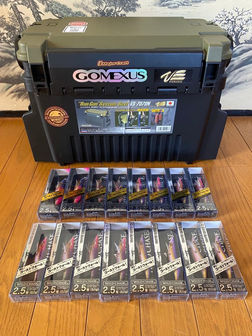 スクイッドマニア　ワイルドチェイス　ゴーストフォール　メイホウ　タックルボックス