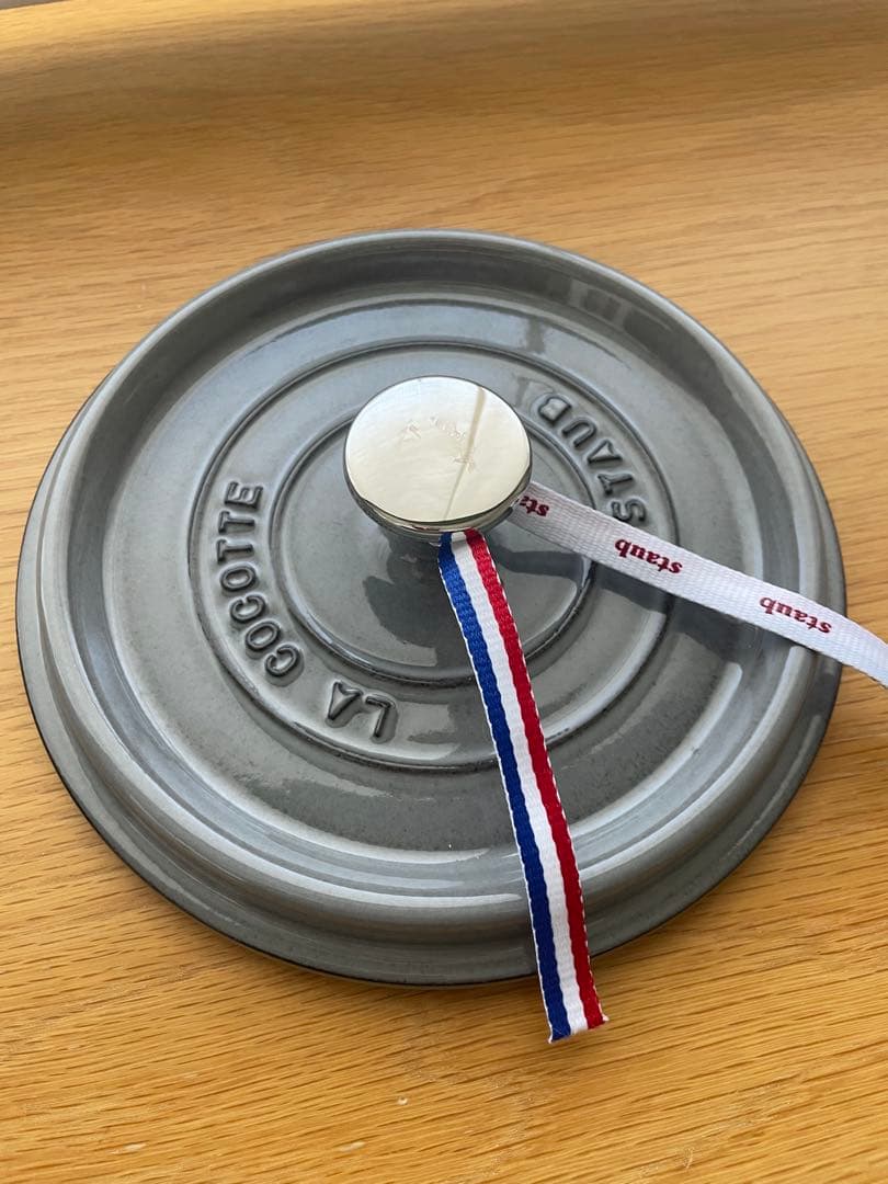 STAUB 鍋 ココット ラウンド グレー 18センチ 正規品