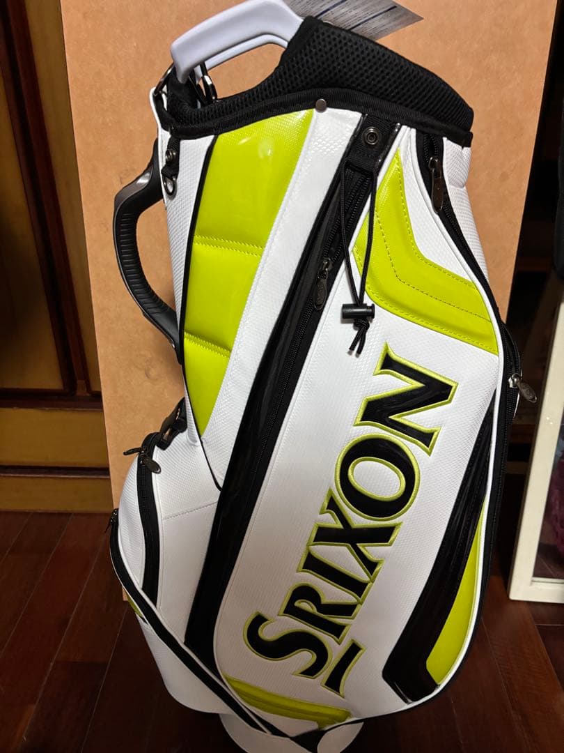 SRIXON キャディバッグ ホワイト/イエロー