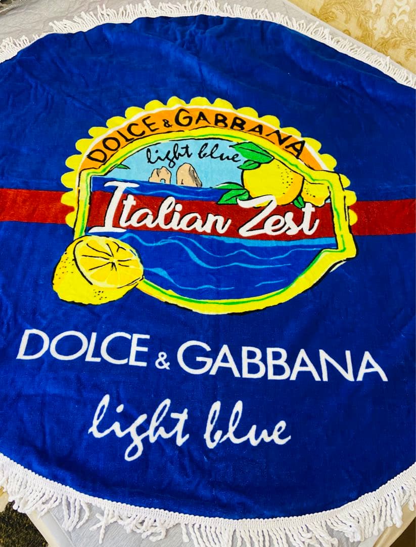 DOLCE&GABBANA　ラウンド型　ビーチタオル　【非売品】