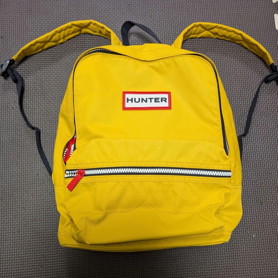 HUNTER イエロー リュック　キッズ