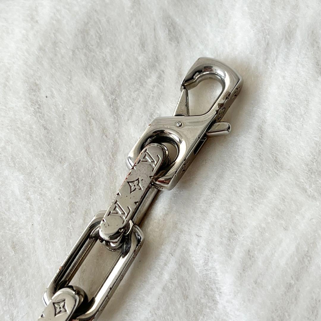 ルイヴィトン　モノグラム　ブレスレット　バングル M64224 コリエ　シルバー