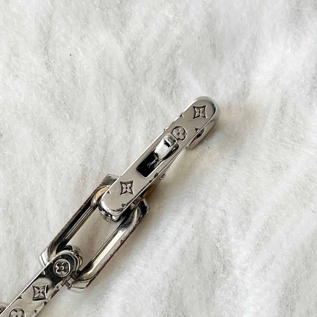 ルイヴィトン　モノグラム　ブレスレット　バングル M64224 コリエ　シルバー