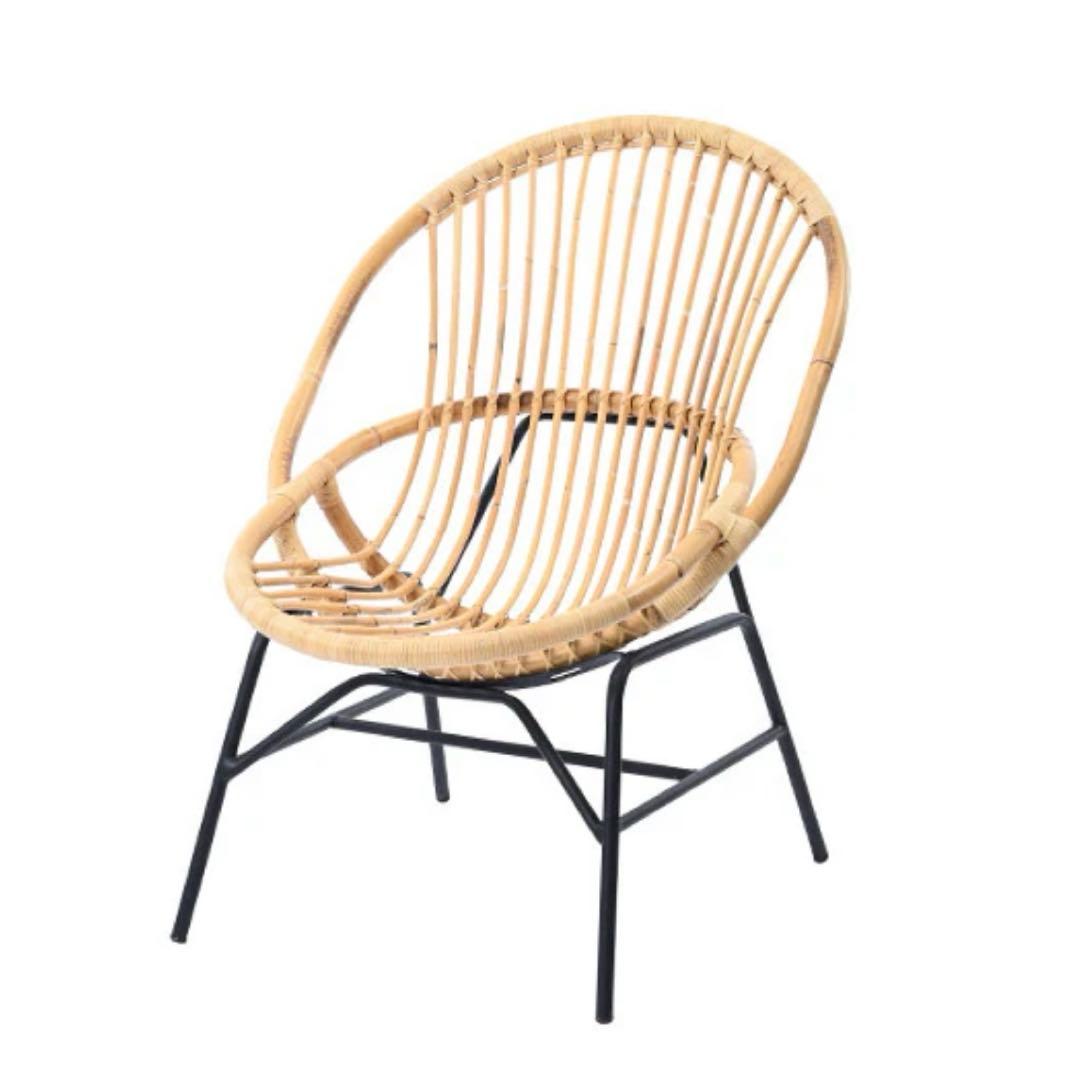 サンフラワーラタン C5901NX ラタン パーソナルチェア カフェ椅子