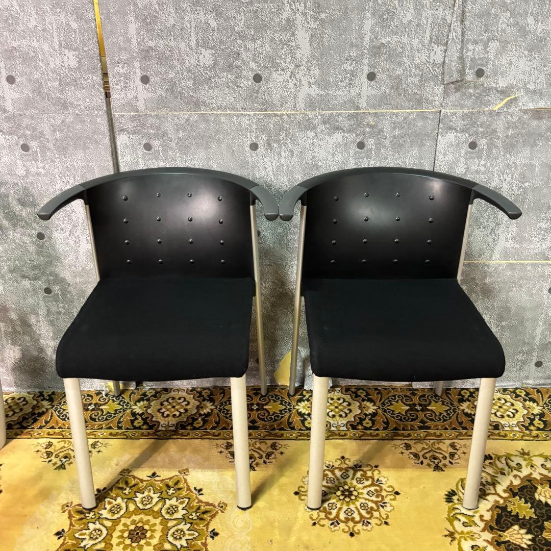 ꧁Wilkhahn ウィルクハーン꧂スタッキングチェア4脚セット ドイツ製家具