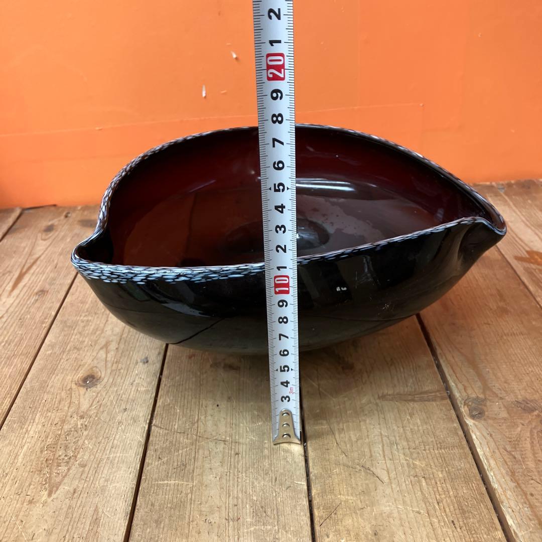 D-4 アンバーガラス ヴィンテージ食器 レトロポップ 昭和レトロ 琥珀色 ガラ