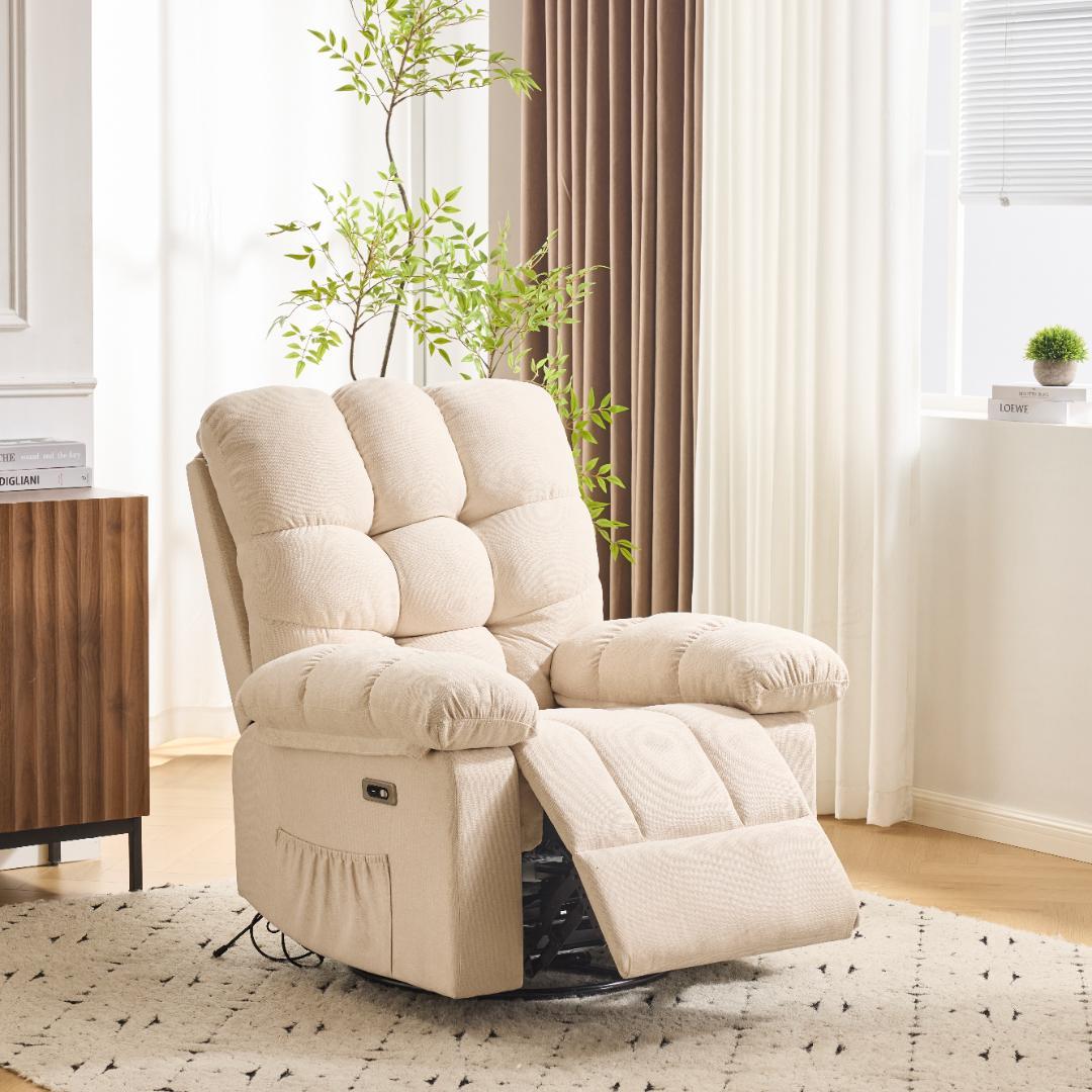 1人掛け電動ソファ リクライニングチェア ゲーミングチェア リクライニングソファ