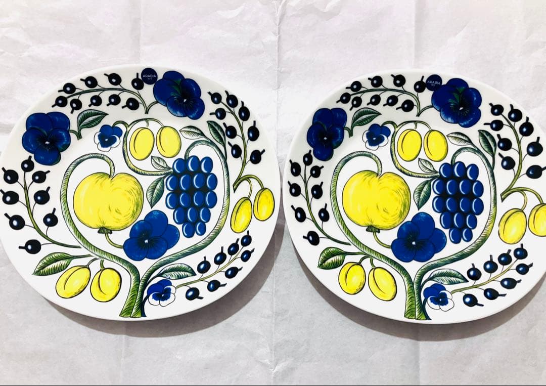 ●新品● ARABIA パラティッシ オーバル プレート 皿 25cm セット