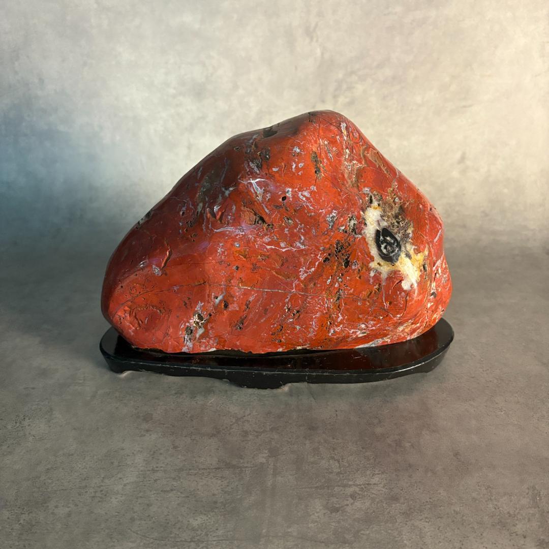 佐渡赤玉石　天然ジャスパー　癒しと安定をもたらすヒーリングストーン