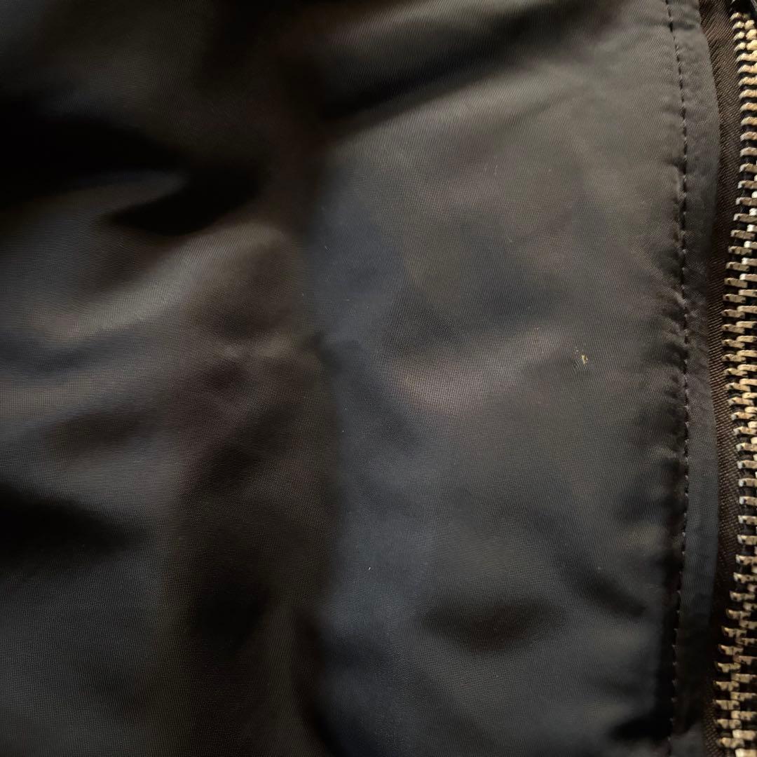 90s USA製 ALPHA MA-1 フライトジャケット ネイビー ボンバー