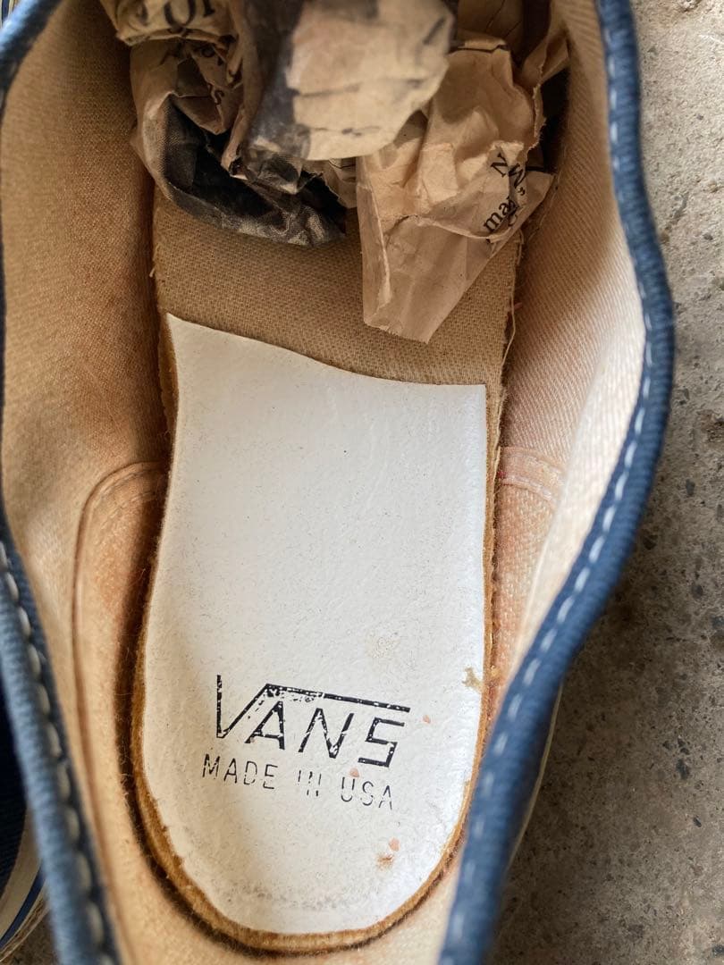 バンズ  VANS オーセンティックUSA製 70s Authentic