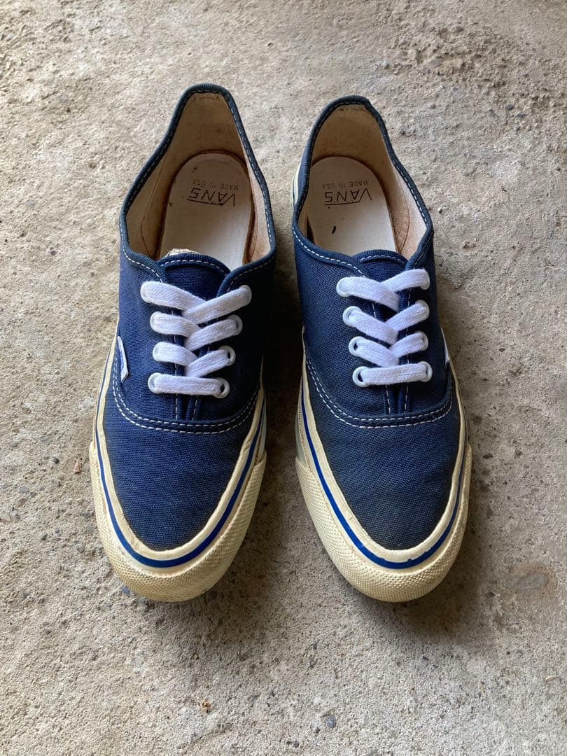 バンズ  VANS オーセンティックUSA製 70s Authentic