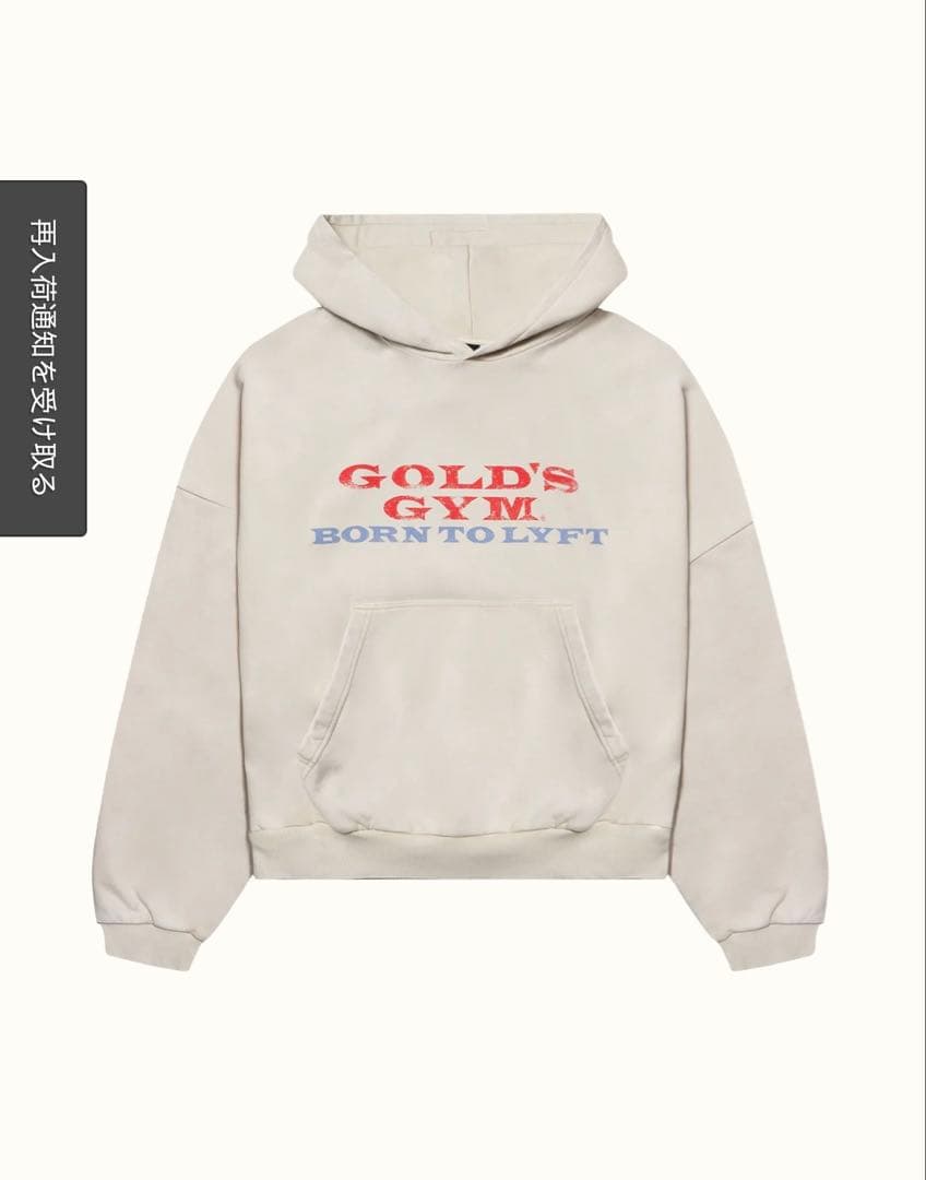 【完売品】　リフト×GOLD GYM パーカー Mサイズ