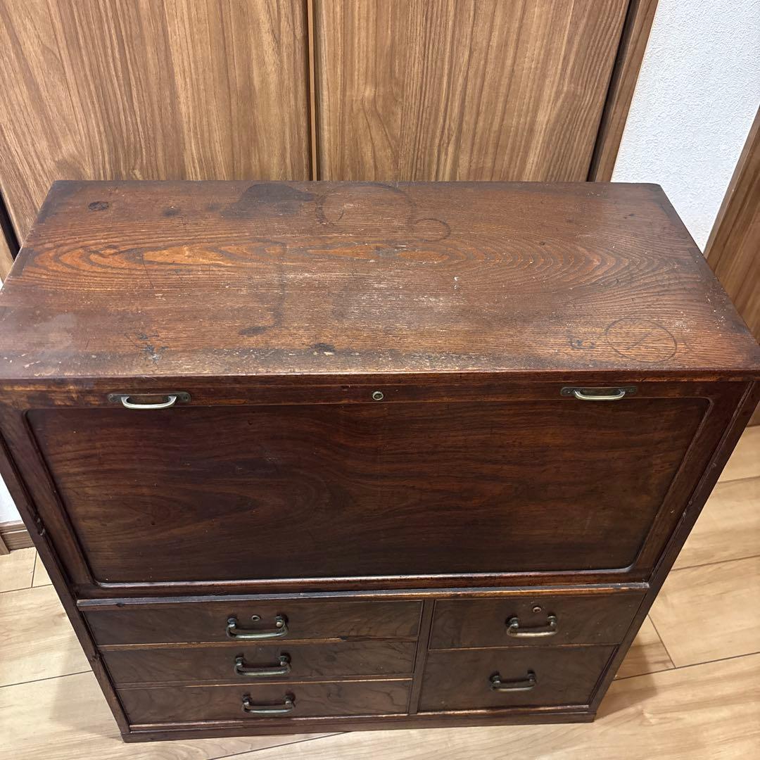 和製アンティーク　 ライティングビューロー 古道具 小物入れ 古民具