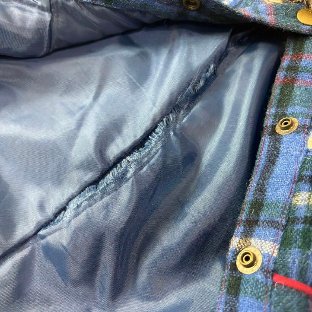 Vintage Y2K【betty's blue】タータンチェック フードコート