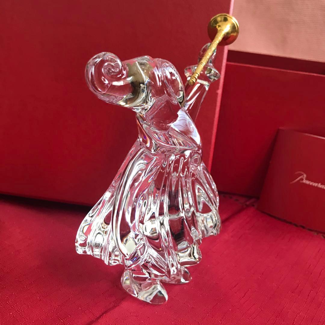 バカラ 置物 ラッパを吹くピエロ フィギュリン ※注意事項あり説明必読