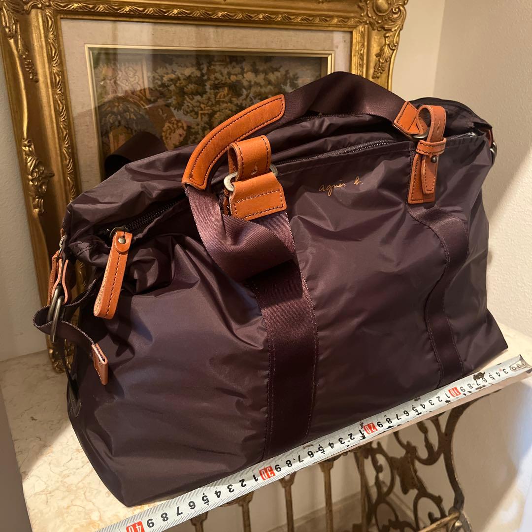 アニエスベー ナイロン　大容量ボストンバッグ　トートバッグ