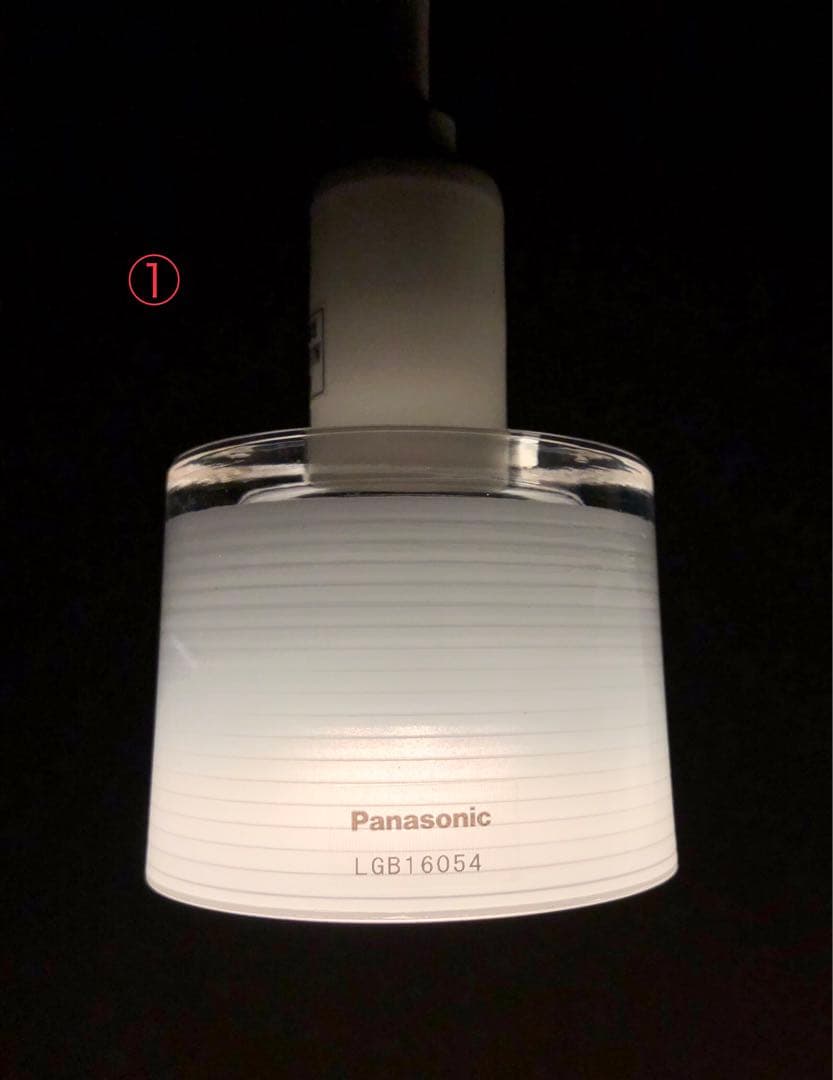パナソニック ペンダント照明×2,ダクトレール、引っ掛けシーリング用電源コード