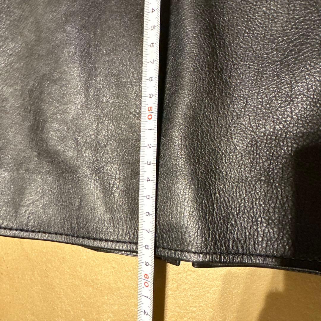 タ*ん様 COACH ブラック レザー シングルライダース XS