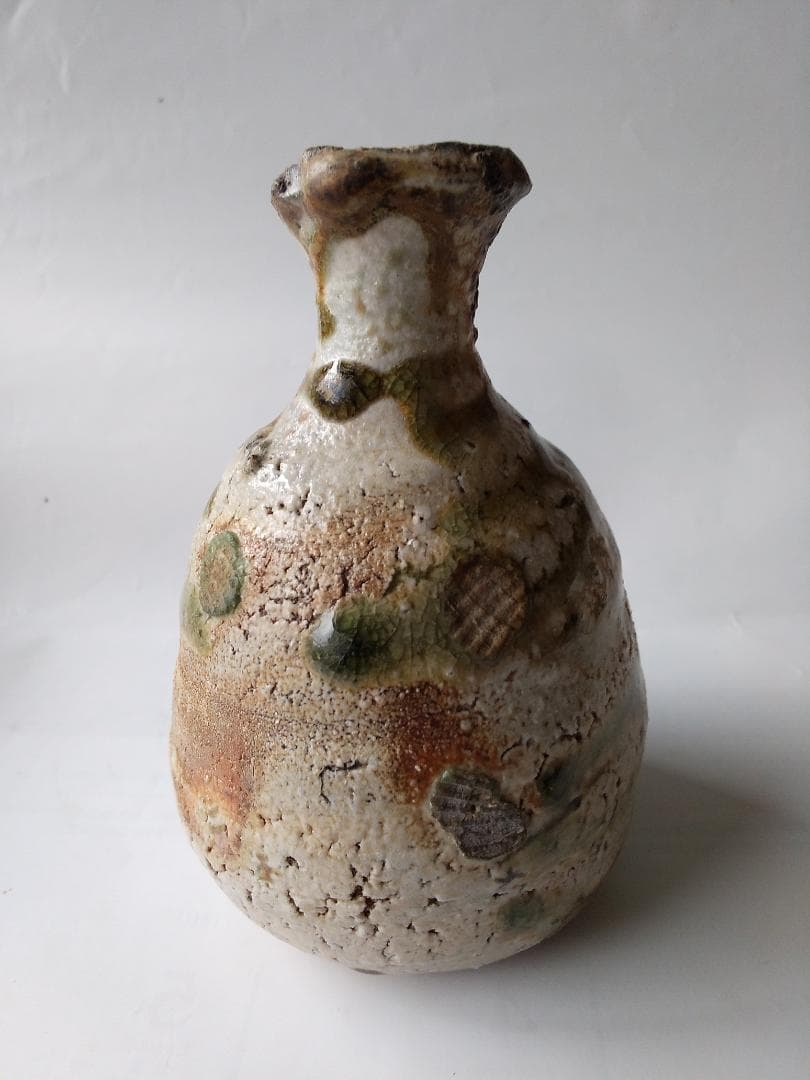 人気作家 新歓嗣 作 伊賀徳利 共箱 共布 栞 伊賀焼 徳利 新品 未使用