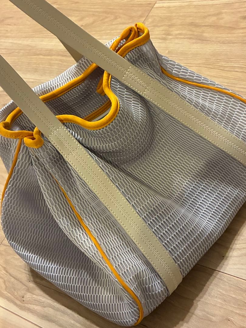 qbag paris nest zip M メッシュトートバッグ 限定カラー