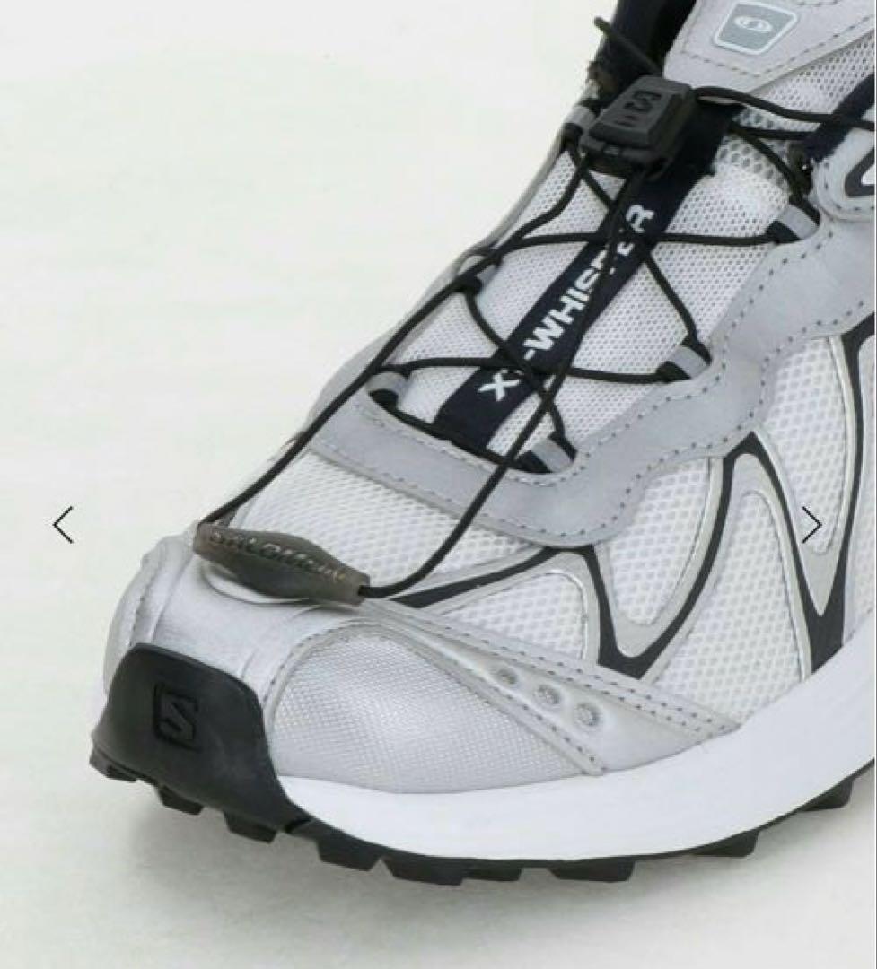 Salomonサロモン　XT―WHISPER シルバースニーカー