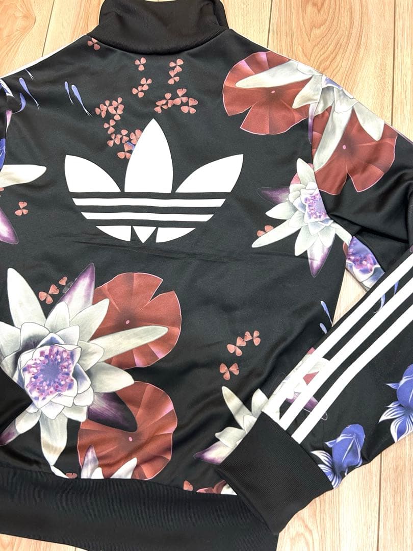 美品　adidas 花柄　ジャージ トラックスジャケットXOTサイズ
