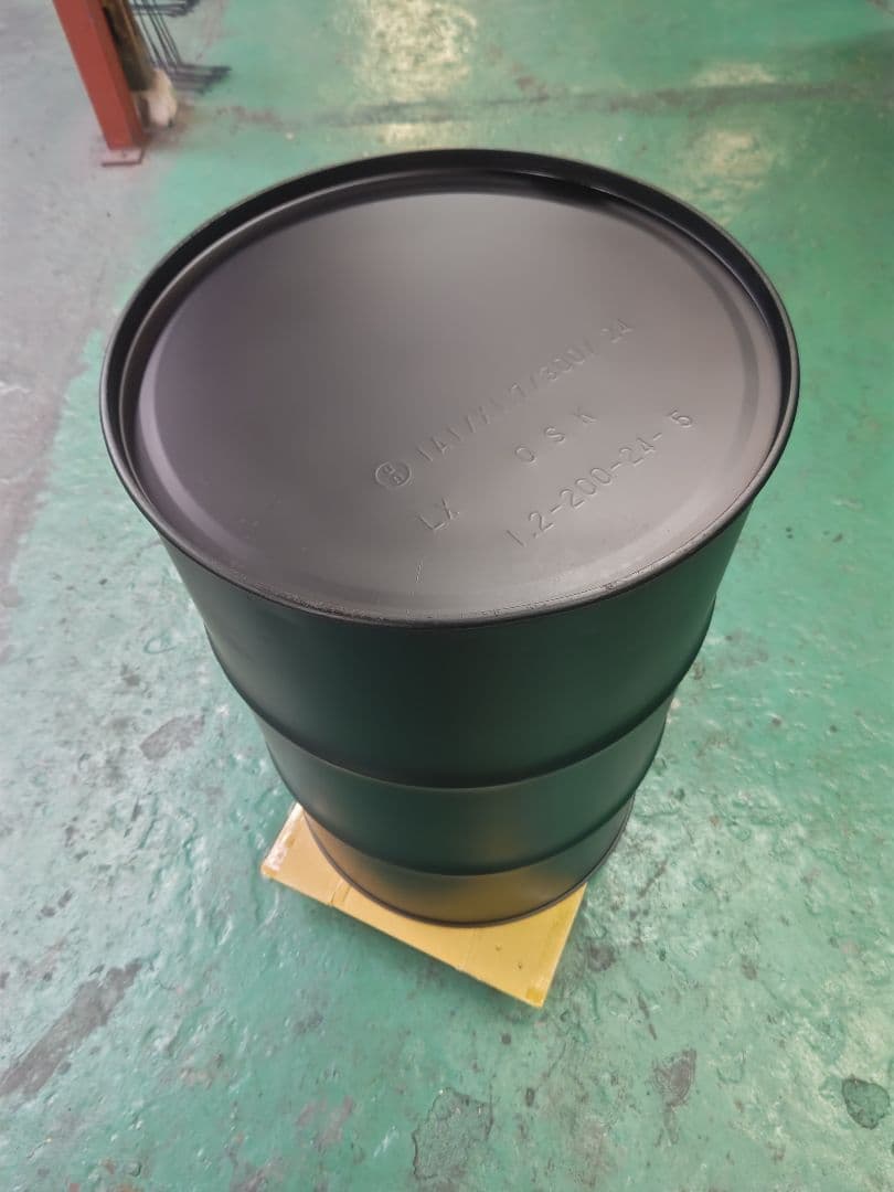 「世界に一つだけのドラム缶」リメイク作品 マットブラックテーブル