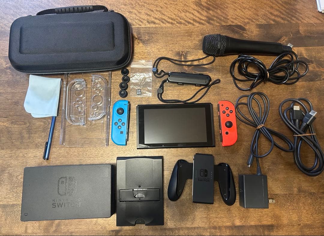 Nintendo Switch 本体 青 赤 Joy-Con 付属品あり