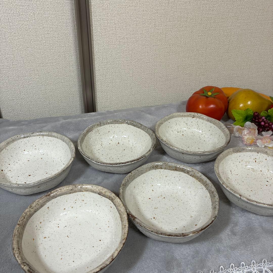 ★おまとめ割 SALE開催中★ c30 お洒落で和風の丸型陶器6点セット