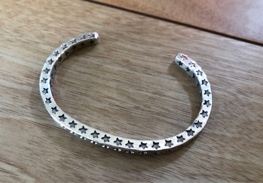 未使用 SUNSHINE REEVESスタースタンプ シルバーバングル