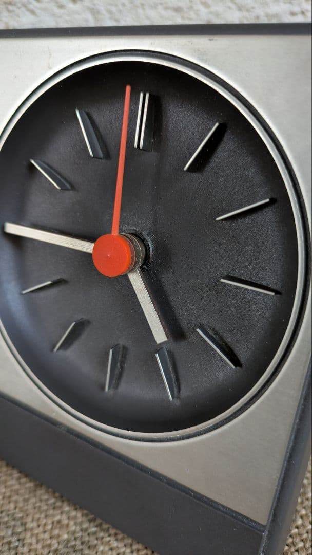 【レア】ビンテージ ドイツ製 卓上時計 動作確認済み 70年代 70's　箱あり