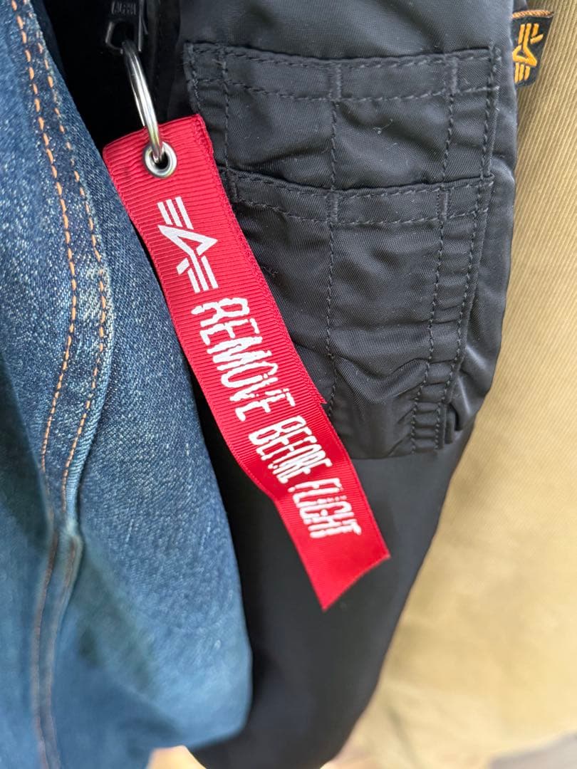 alpha ma-1 グリーン/ブラック