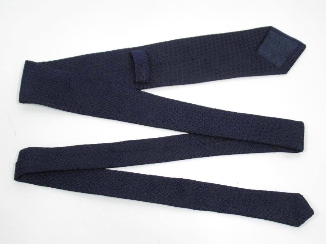 TURNBULL&ASSER ネクタイ ジオメトリック ネイビー 美品 シルク