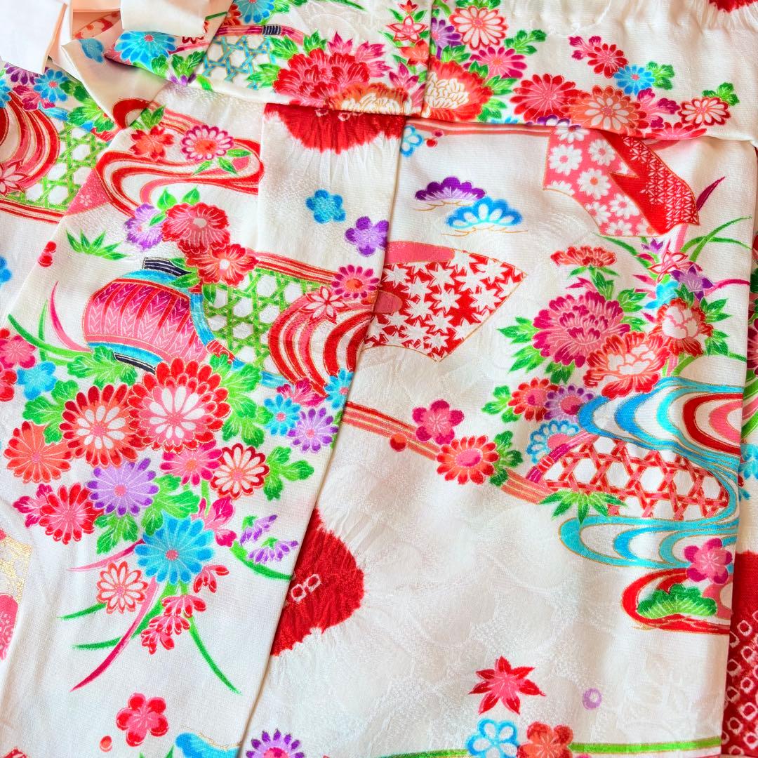 姉妹　2着分　子供　着物　七五三 お揃い　絞り