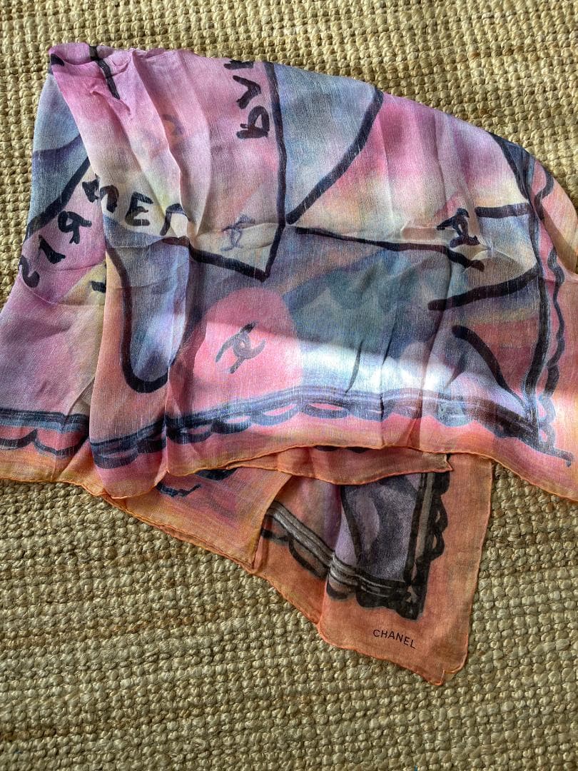 【❁⃘℘.】CHANEL シャネル　スカーフ 新品　90×90