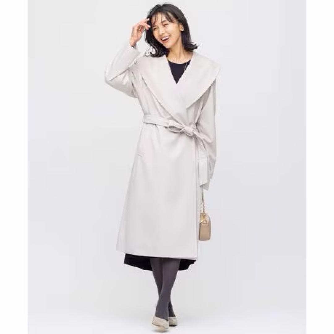 nさま 高級✨23区　近年モデル　ロロピアーナ スーパーウール コート　ベージュ