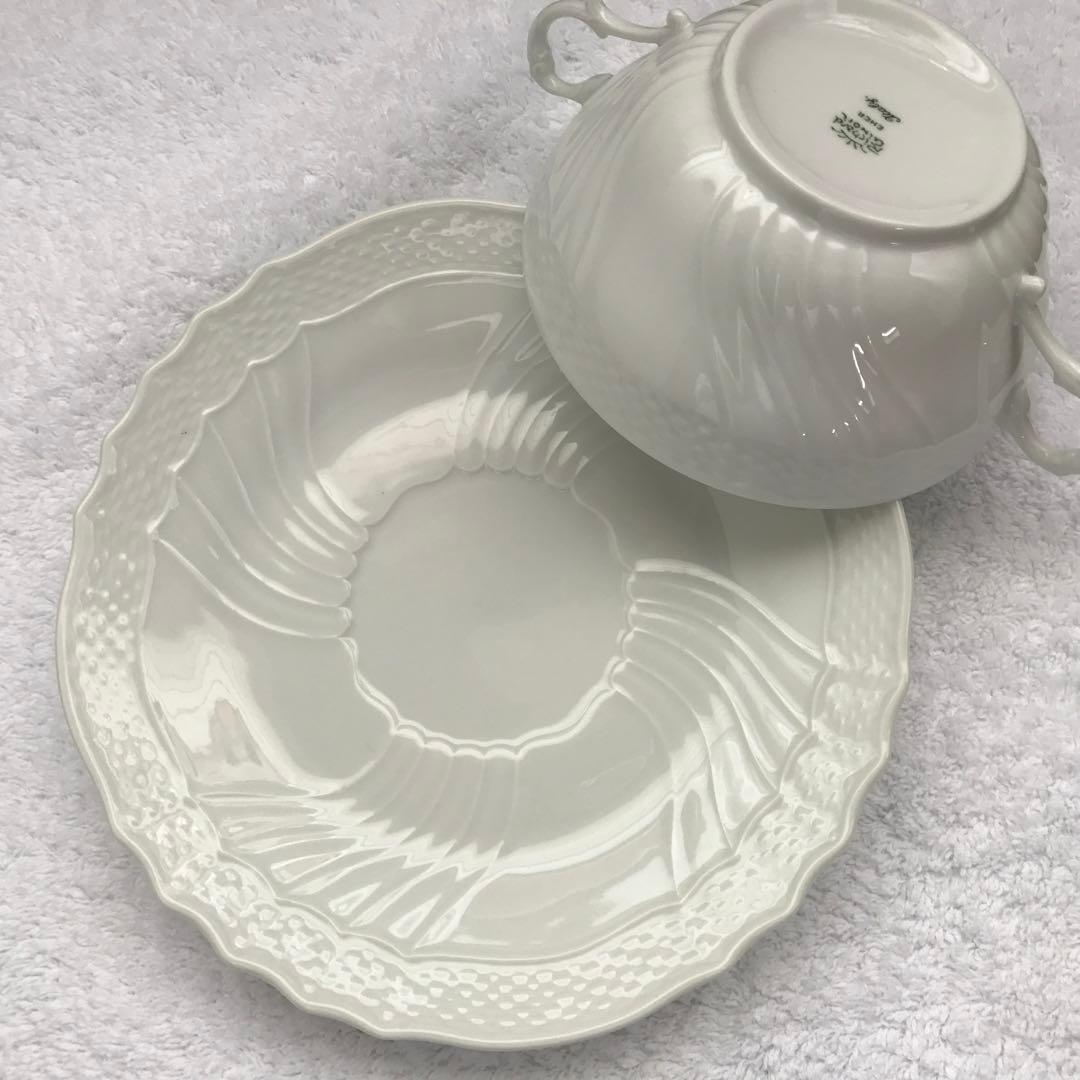 新品　ジノリ　スープカップ&ソーサー　6客