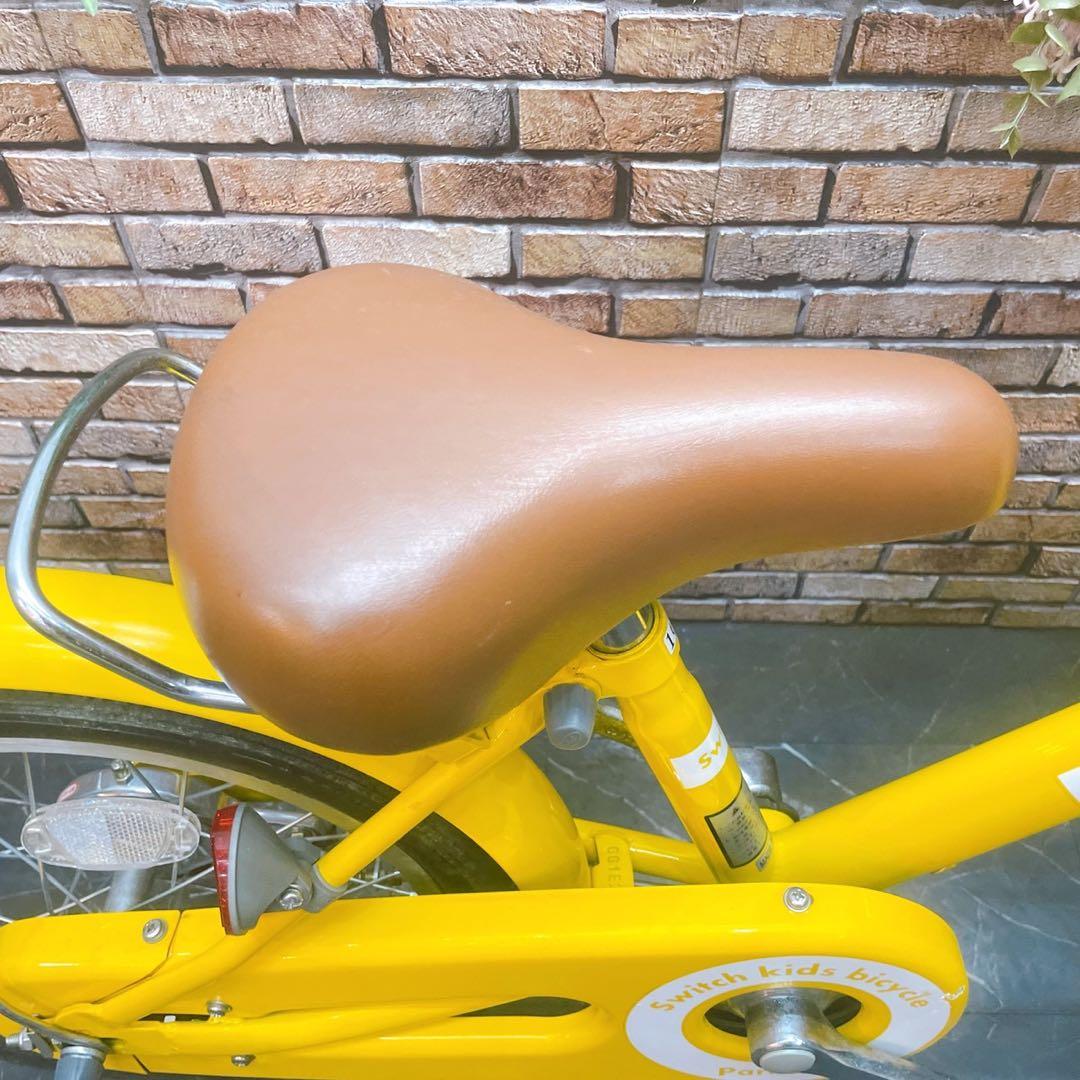 【37】子供用自転車 子供車 Parkside イエロー 16インチ シングル