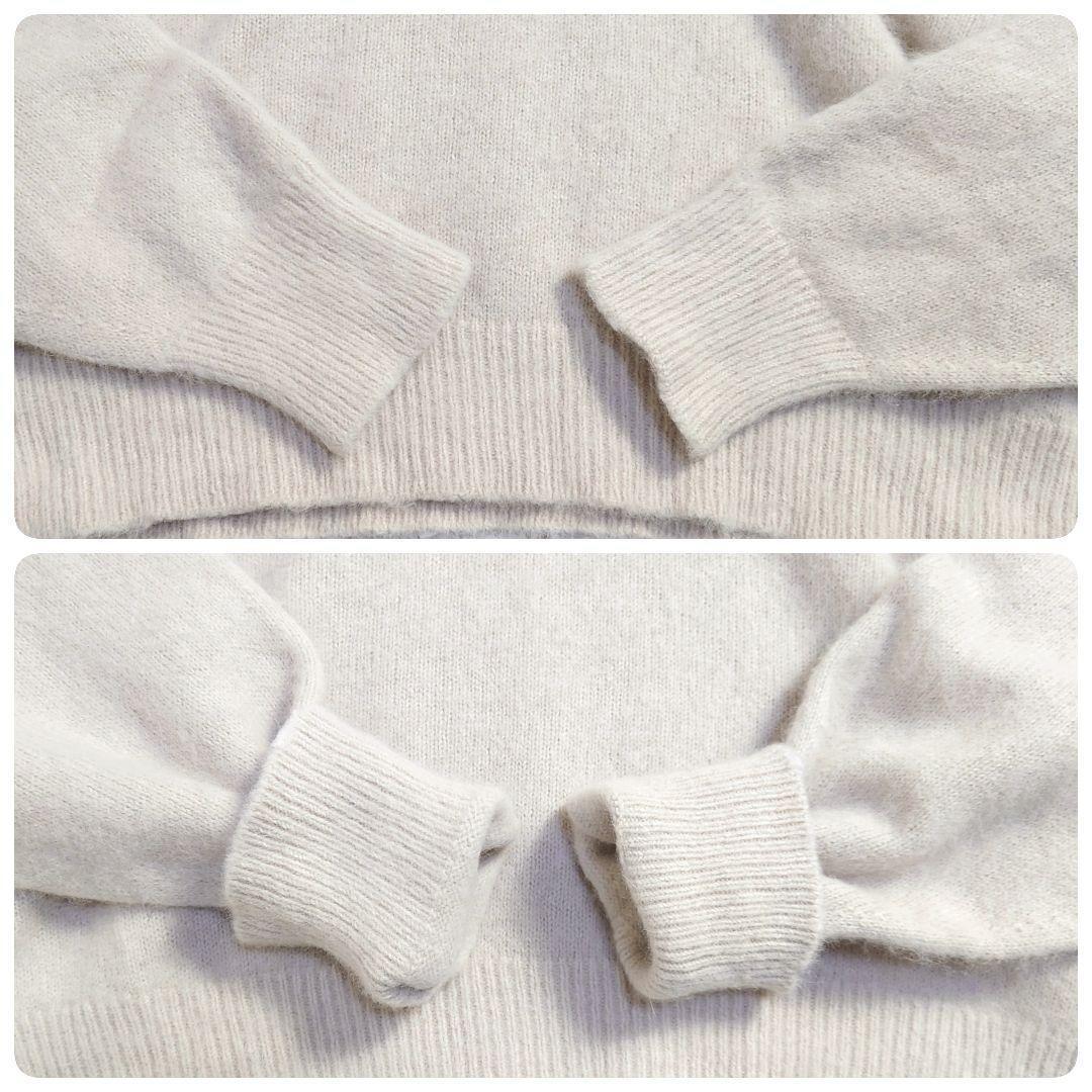 ウィムガゼット ふわふわアンゴラVネックニット セーター　ドルマン　フリーサイズ