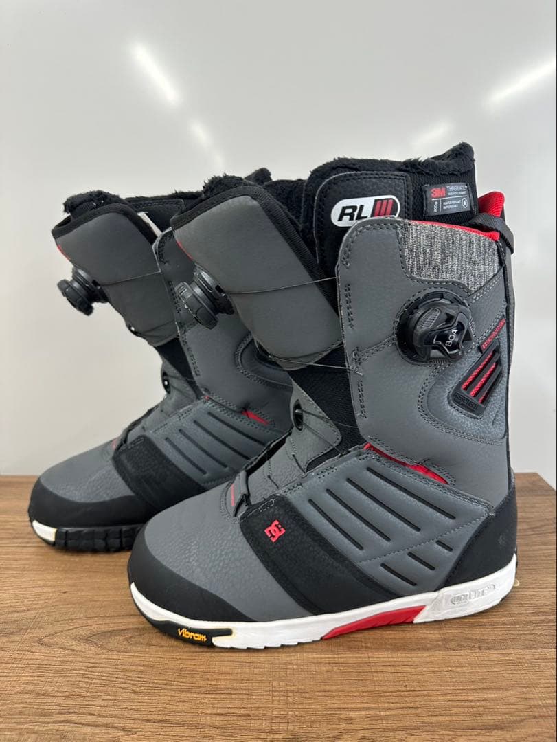 美品）DC ジャッジJUDGE 2023 スノーボードブーツ グレー/レッド