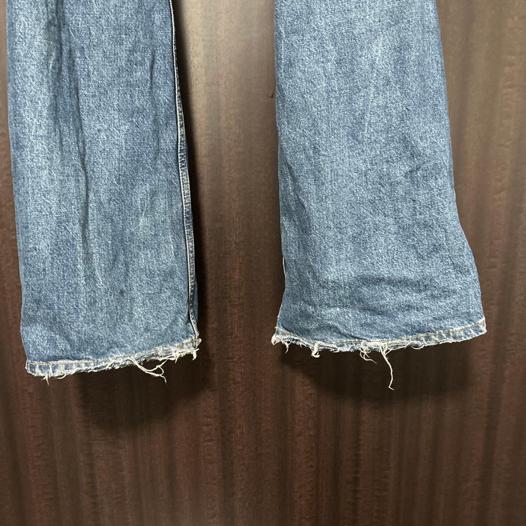 GANNI アシンメトリックデニムパンツ