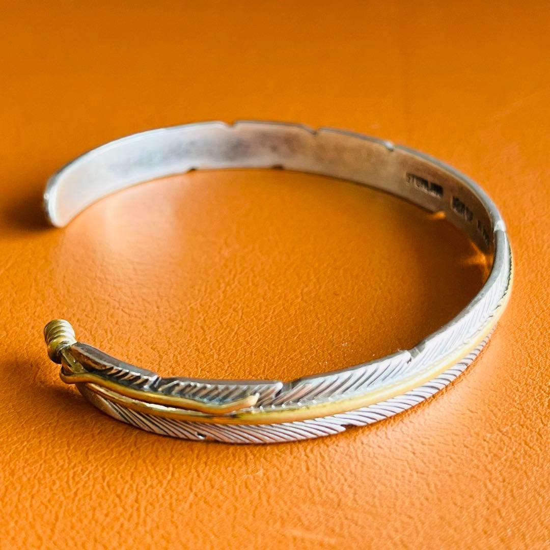 ハーヴィーメイス Harvey Mace イーグルフェザーバングル ナバホ族