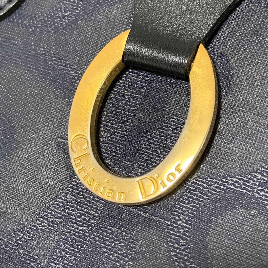 Christian Dior ボストンバッグ トロッター サークルロゴ 金ロゴ