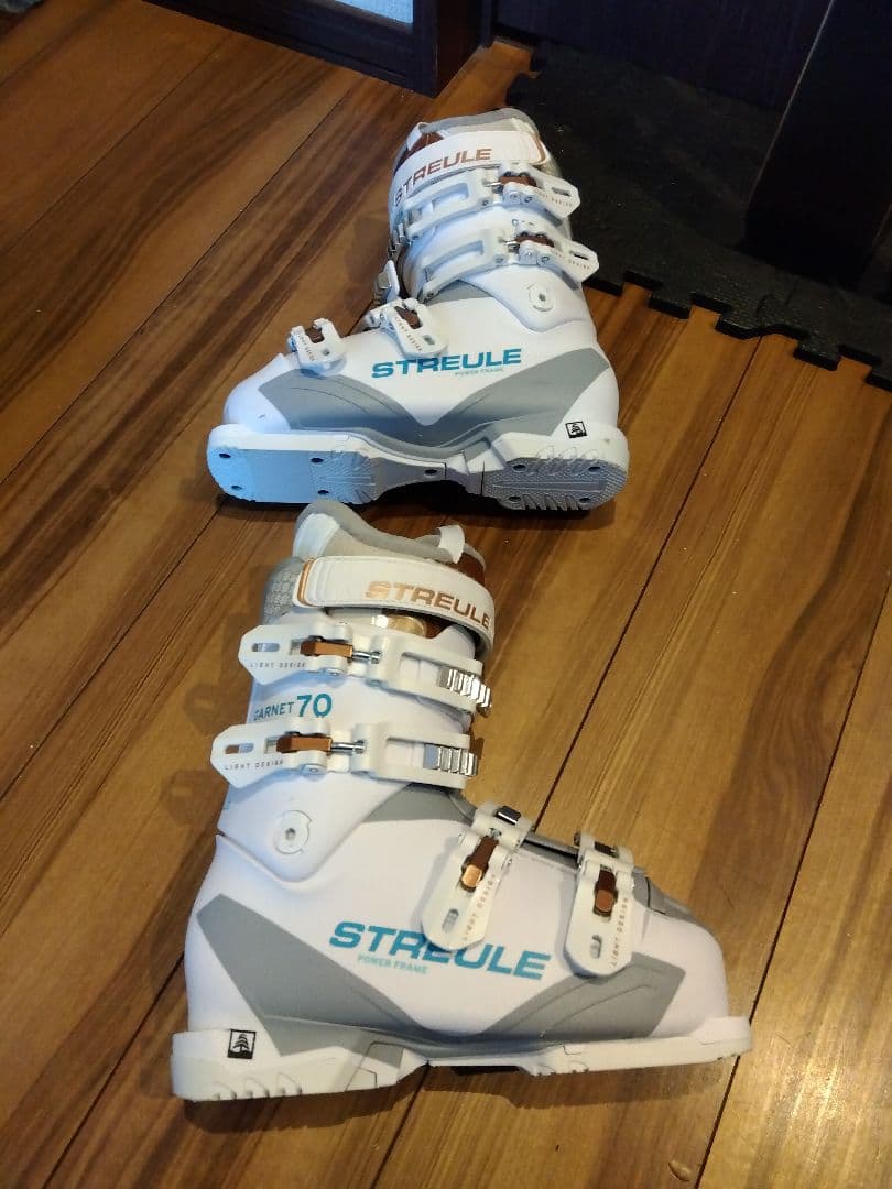 美品/ELAN/学生・レディース用/スキーセット/メンテ・WAX済み✔軽量板